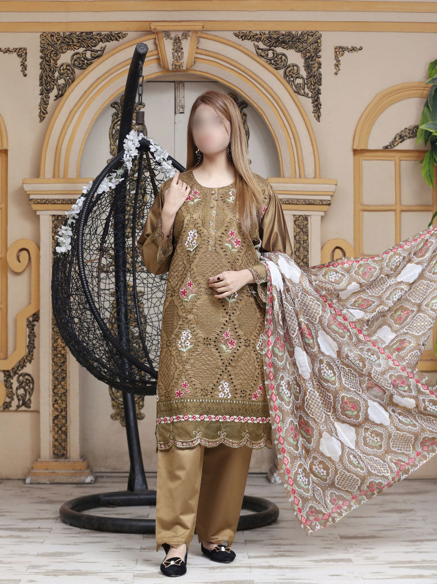 Signature Minakari Lawn Suit - SM-108